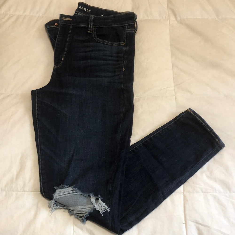 American Eagle Hi-Rise Jegging Size 14Long Like New!